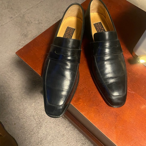 Mercanti Florentini loafers size 9.5 black pristine - Picture 2 of 9